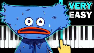 I'm not a monster - Poppy Playtime Animation (Wanna Live) - VERY EASY Piano tutorial