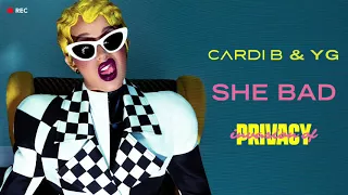 Cardi B - She Bad feat. YG (Lyric Video / Audio Video)