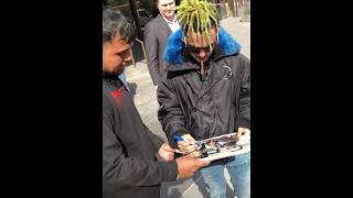 Meeting Lil Pump in New York City after Rolling Loud at Citi Field