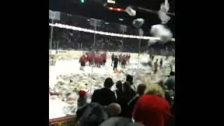 Calgary Hitmen 2010 Teddy Bear Toss