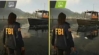 Alan Wake 2 - Ultra Ray Tracing On Vs Off Graphics Comparison 4K