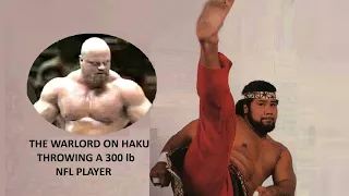 The Warlord on Haku throwing a 300 lb NFL player across a bar