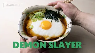 Tanjiro Eating Udon Noodles from Demon Slayer | Anime food perfectly recreated by a Japanese chef