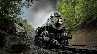 Reading & Northern #425: The Lehigh Gorge Express - Scenic Steam Train Ride [4K]