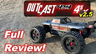 Arrma Outcast 4S V2.5 V2 Full Review - Best RC monster truck stunt truck?