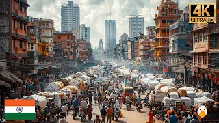 Real Life in Mumbai, India🇮🇳 The Most Populous Megacity in South Asia! (4K HDR)