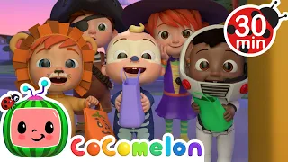 Cocomelon Trick Or Treat Time | CoComelon Halloween Cartoons | Moonbug Halloween for Kids
