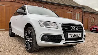 AUDI Q5 3.0 tdi S-Line plus black edition. Great spec in the stunning suzuka grey pearl