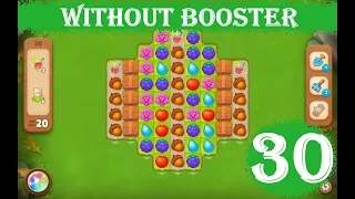 Gardenscapes Level 30 - [20 moves] [2023] [HD] solution of Level 30 Gardenscapes [No Boosters]