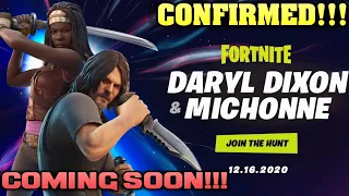 Fortnite: Daryl Dixon & Michonne!!! - The Walking Dead / Fear Of The Walking Dead!!!