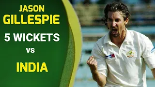 Jason Gillespie 5 Wickets vs India Highlights