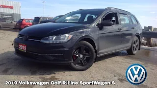 2019 Volkswagen Golf R-Line SportWagen S: Start Up, Exterior, Interior, Test Drive & Full Review