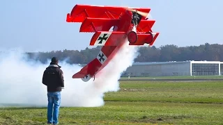 WORLD’S LARGEST FOKKER DR-1 RC SCALE PLANE / Faszination Modellbau Friedrichshafen 2016