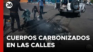 HAITÍ | Hallaron cuerpos carbonizados en las calles de Puerto Príncipe