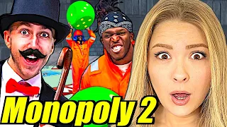 Americans React To SIDEMEN MONOPOLY IN REAL LIFE 2