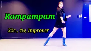 Rampampam|Line Dance|32c, 4w, Improver|Mark Furnell (UK) & Chris Godden (UK) - April 2021