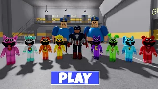 CAPTAIN AMERICA BARRY'S PRISON RUN VS Smiling Critters - Walkthrough Full Gameplay #obby #roblox