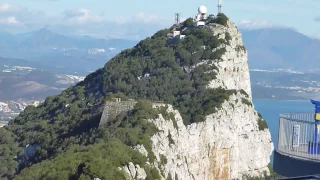 ON TOP OF THE ROCK OF GIBRALTAR