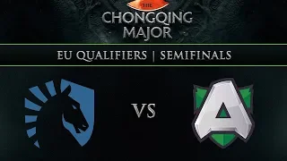 Liquid vs Alliance Game 1 - Chongqing Major EU Qualifier: Groups w/ ODPixel, Lacoste, Sheever, Kyle