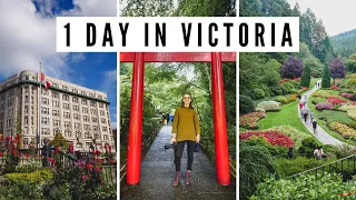 VISITING VICTORIA, BC in 1 DAY! | Butchart Gardens + Afternoon Tea + Downtown Victoria Tour