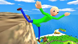 Baldi's Basics Ragdoll Jumps & Falls (GMOD) Episode 144