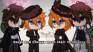 Dazai and Chuuya meet their past self | Implied Soukoku Angst | AU | BSD GACHA