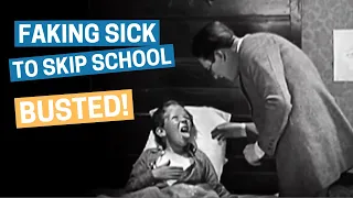 Kid Faking Sick to Skip School - Harold Lloyd - Dr Jack (1922) [Extract]