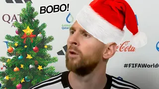 Messi says Bobo, but it's Christmas carols