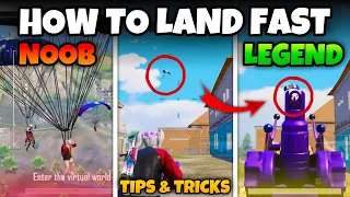 HOW TO LAND FAST BEFORE ENEMIES!!🔥(BGMI/PUBGM) PRO TIPS & TRICKS | Mew2