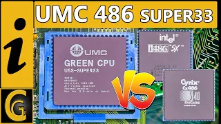 UMC 486 U5S Super33 Benchmark vs Intel 486SX33 & Cyrix CX486S