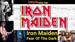 Fear Of The Dark - Iron Maiden - Guitar + Bass TABS Lesson