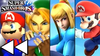 Super Smash Bros ALL INTROS in REVERSE (Wii U, 3DS, Wii, GCN, N64)