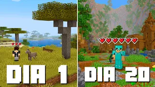 100 DIAS SOBREVIVENDO EM UM SERVIDOR no MINECRAFT #01