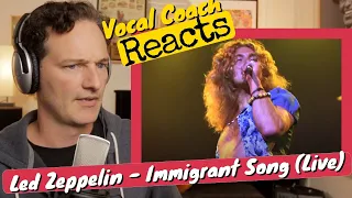 Vocal Coach REACTS - Led Zepplin 'Immigrant song'