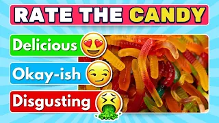 Rate the Candy Challenge | Ultimate Candy Tier List