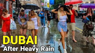 🇦🇪 Dubai After Rain Storm and Flood ⛈ Dubai Walking Tour | UAE