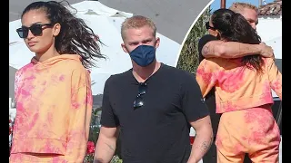 Cody Simpson catches up with model Kelly Gale and her actor boyfriend Joel Kinnaman in Los Angeles