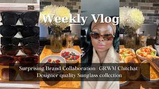 Surprising Brand Collaboration | GRWM Chitchat | Designer quality Sunglass collection