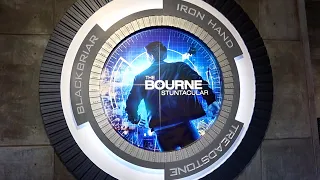 The Bourne Stuntacular Queue and Pre-Show at Universal Studios Orlando Florida - Technical Rehearsal