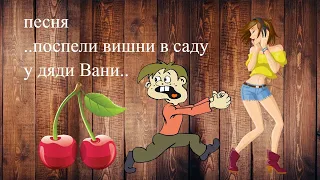 песня  поспели вишни в саду у дяди Вани  #караоке#шансон#песня в дорогу#nice song#