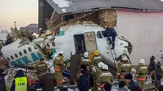 Последствия авикатастрофы в Казахстане. Видео с места происшествия