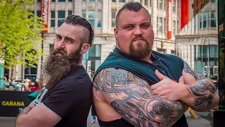 EATING CONTEST VS WORLD'S STRONGEST MAN 2017 EDDIE HALL | C.O.B. Ep.74