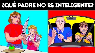 Adivina qué padre es menos inteligente en 26 acertijos