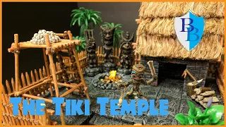 The Tiki Temple - A Crafting Tutorial for an Island-Style Diorama & DnD Terrain