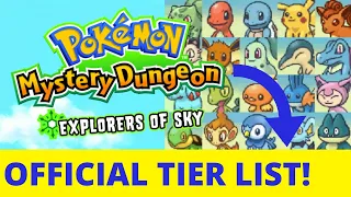 Explorers of Sky: In Depth Official Starter Tier List