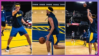 HOW is Klay Thompson´s PREGAME ROUTINE?? 🤔 #klaythompson #nbapregame