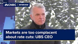 Markets are too complacent about rate cuts: UBS CEO Sergio Ermotti