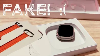 I got a FAKE Apple Watch Ultra 2 :(