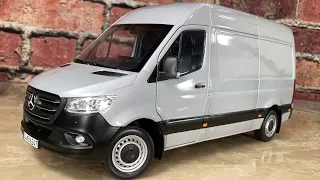 Unboxing MERCEDES SPRINTER VAN 1:18 Scale (💖Super Realistic Diecast Model) NOREV Review by Model Car