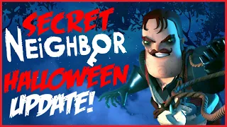 Secret Neighbor Halloween Update Gameplay! | New Class